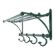 Vintage coat rack / hat stand in cast iron, 1930s Art Deco.
