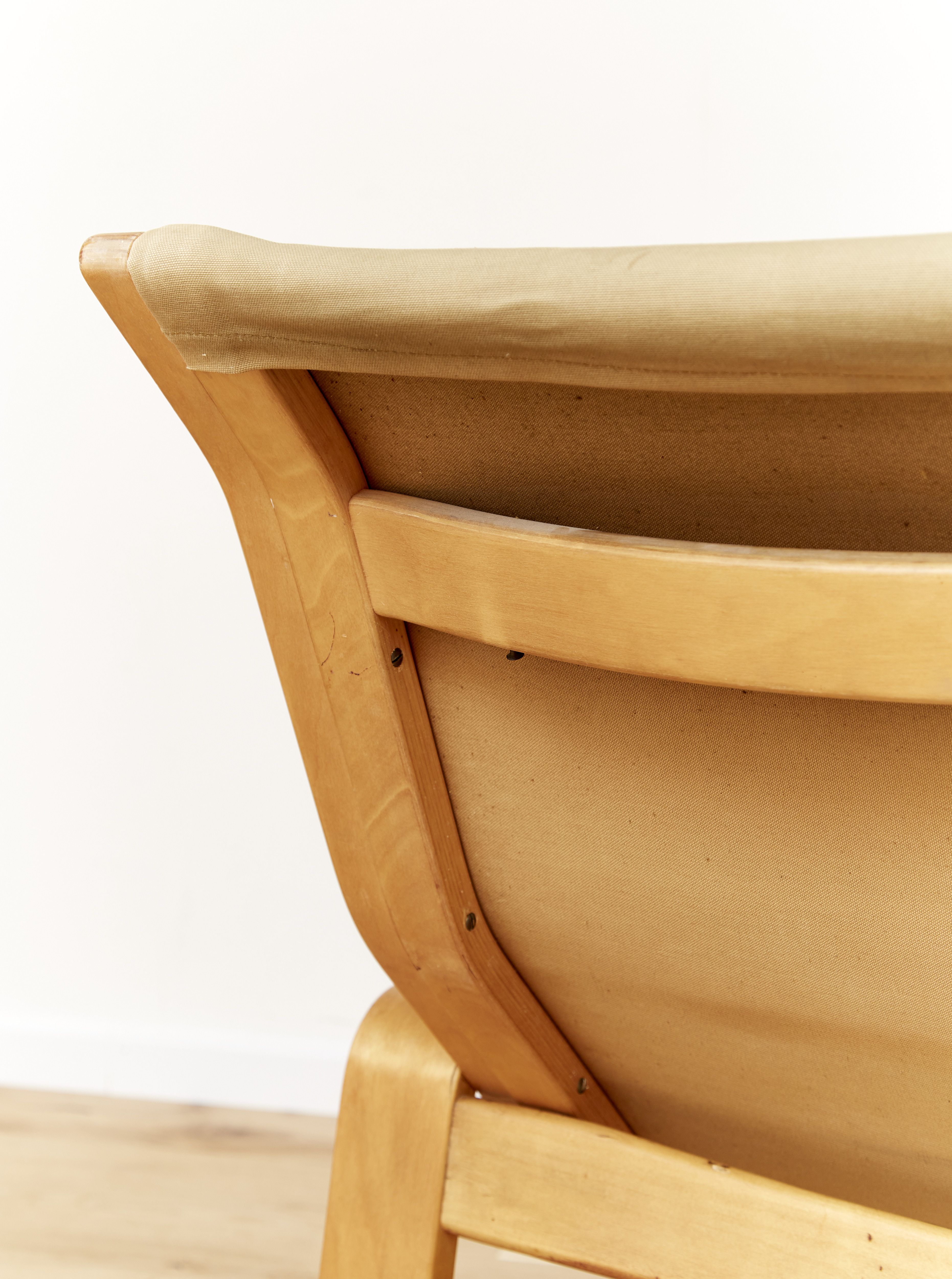 Mid-Century Pulkka lounge chair by Ilmari Lappalainen for Asko