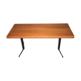 Table basse transformable teck années 60
