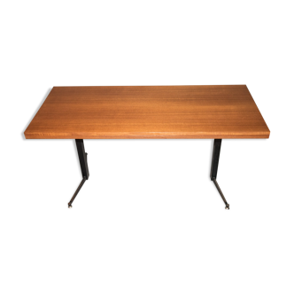 Table basse transformable teck années 60