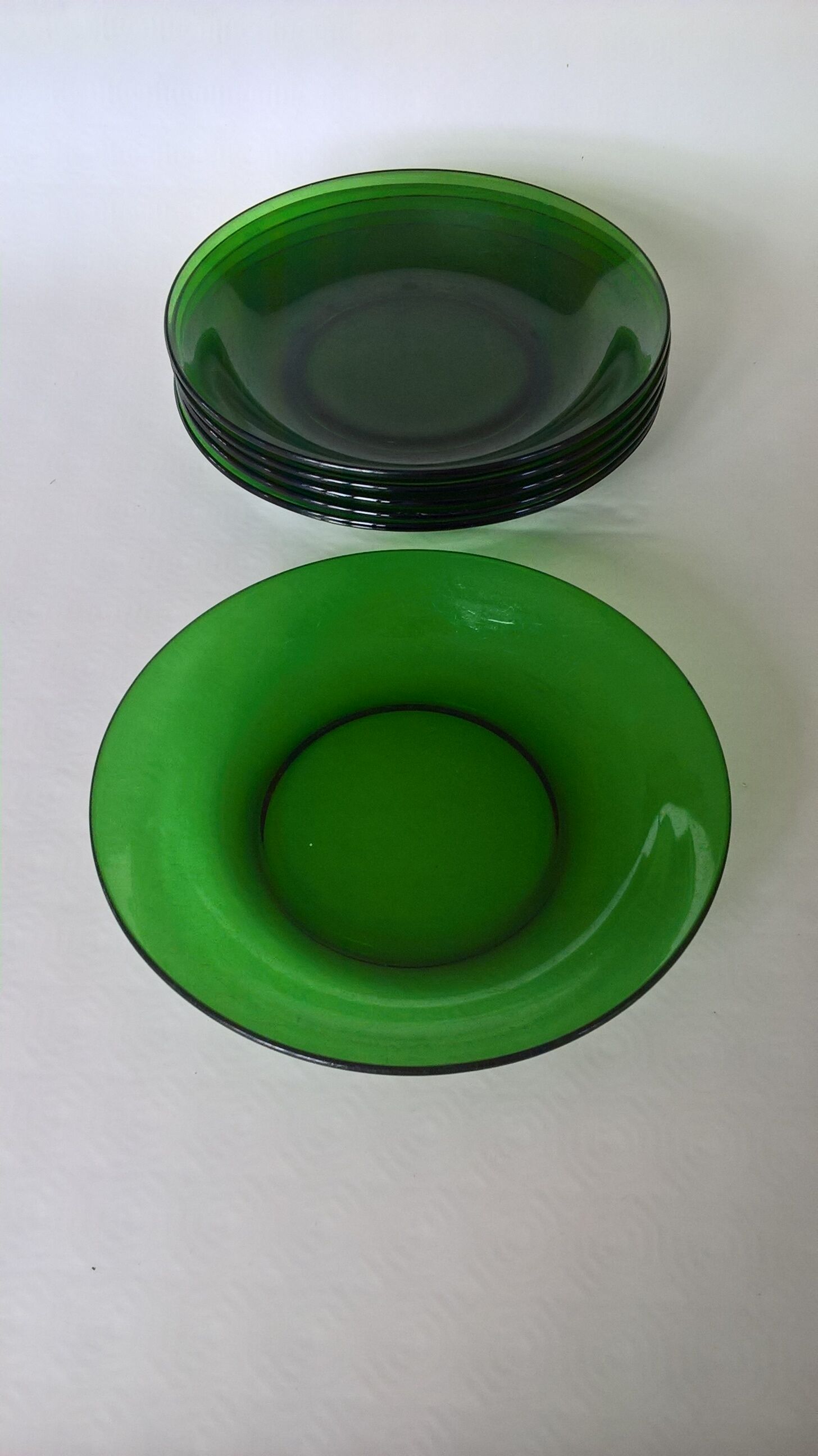 Lot of 6 hollow plates Vereco