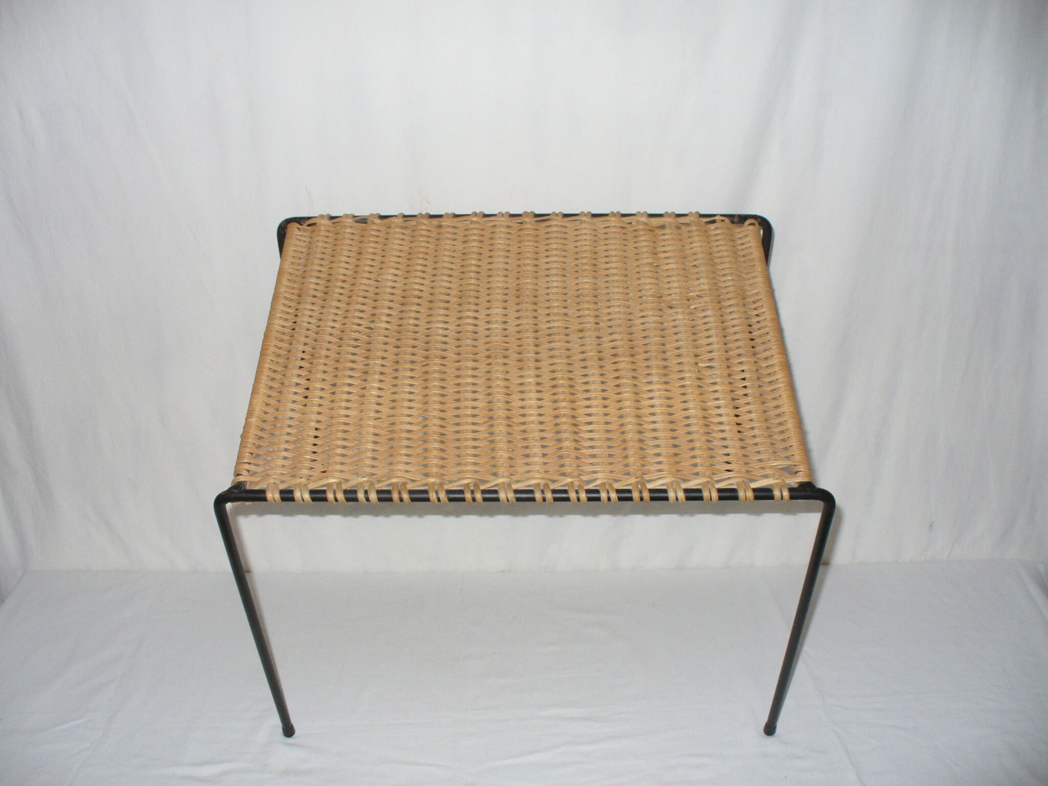 1950s iron coffee table