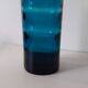 Vase en verre bleu