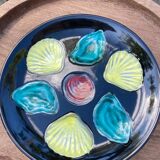 Oyster service in earthenware Elchinger 50