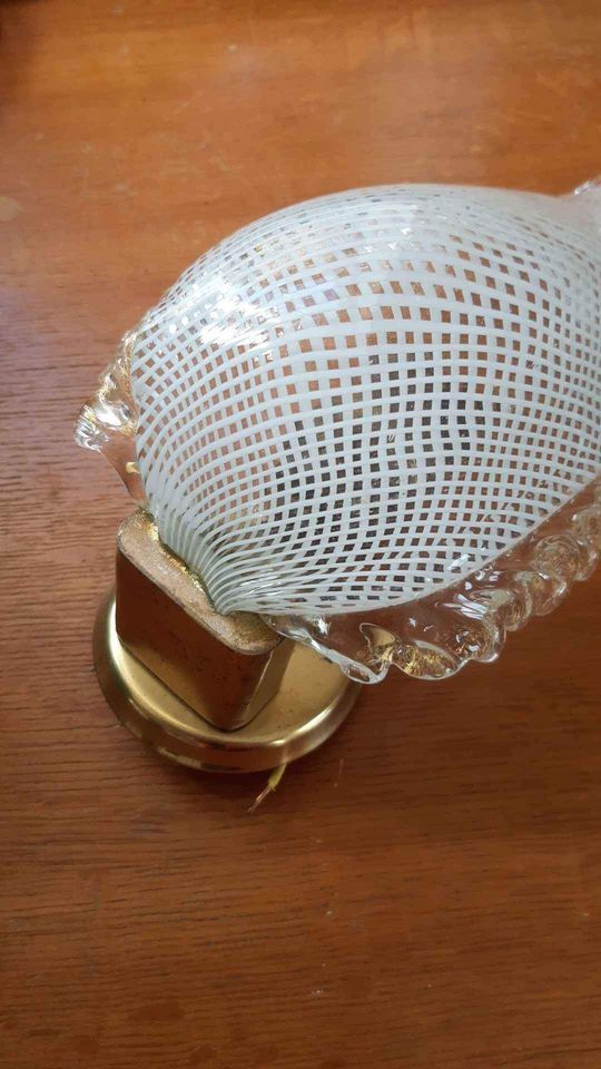 Wall lamp Murano Barosier Toso or Venini