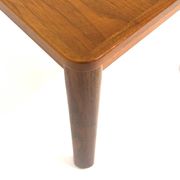 Scandinavian side table in walnut, Sweden, 1950.
