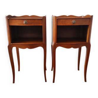 Pair of Louis XV style bedside tables