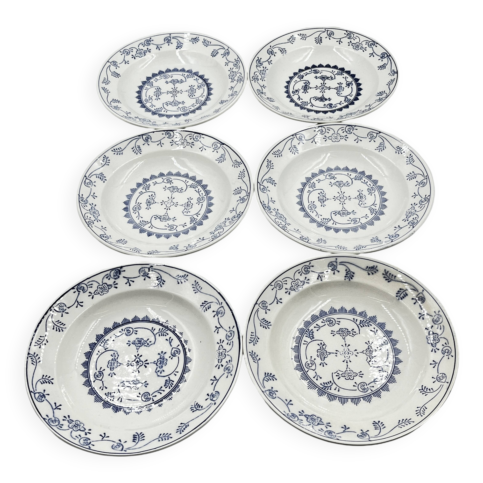 Set of 6 Villeroy&Boch soup plates