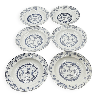 Set of 6 Villeroy&Boch soup plates