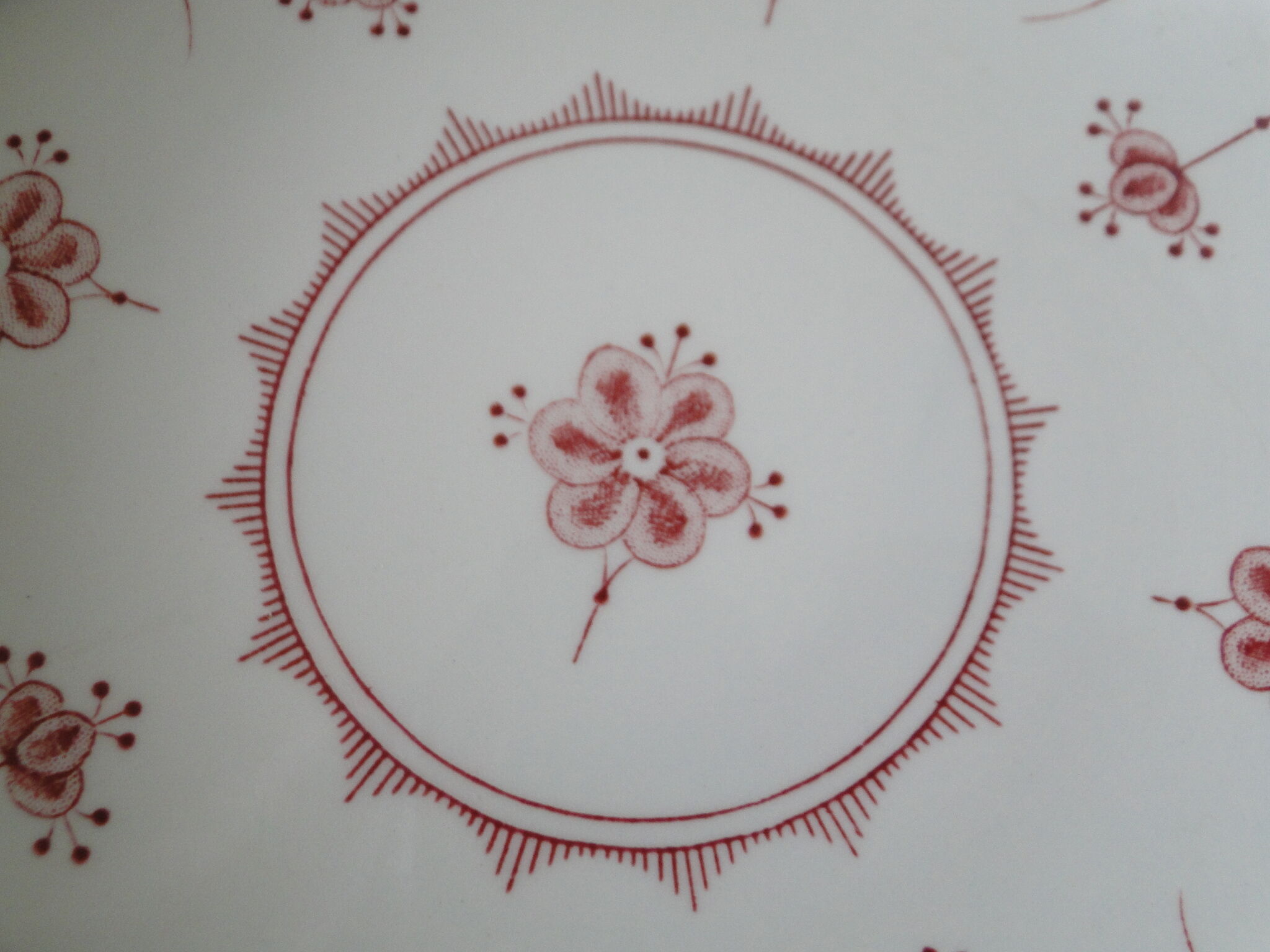 Shower foot cup in English earthenware