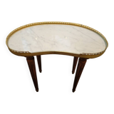 Carrara marble kidney table