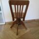 Rare American office chair - wooden - swivel - 50s/60s - child