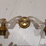 Vintage brass wall lamp
