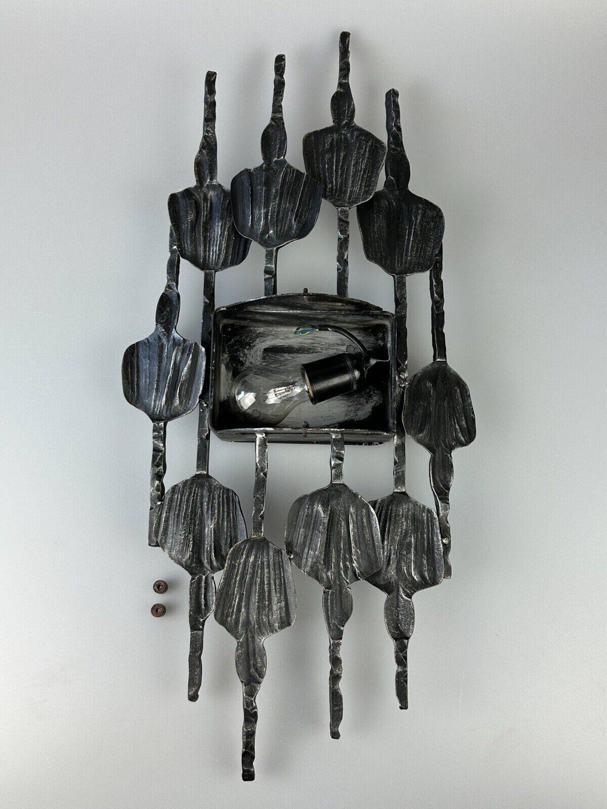 60s 70s Brutalist Wall Lamp Tom Ahlström & Hans Ehrlich Wall Sconce