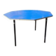 Vintage octagonal communal table