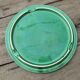 Cheese platter - green ceramic - Vintage