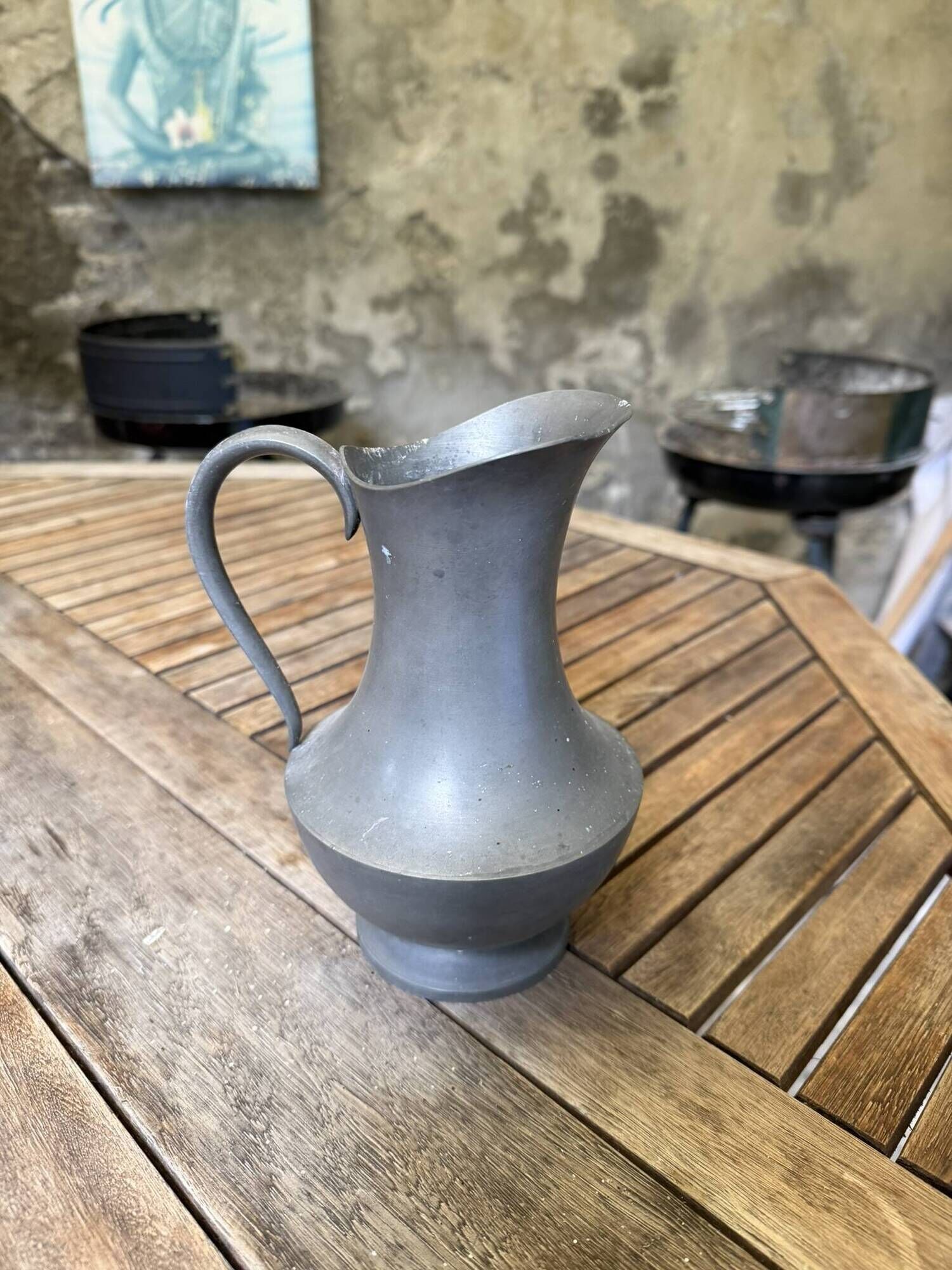 Pewter jug — The Pewters of Île de France / A. Malta