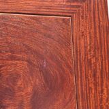 table in natural varnished quince wood