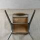 Wooden and metal chair by James Leonard, 1950s