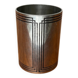 Art Deco metal vase from Étéain, France
