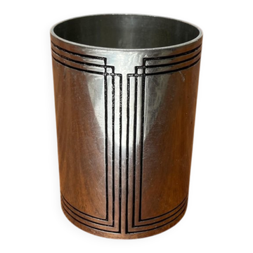 Vase en métal Art Déco de Étéain, France