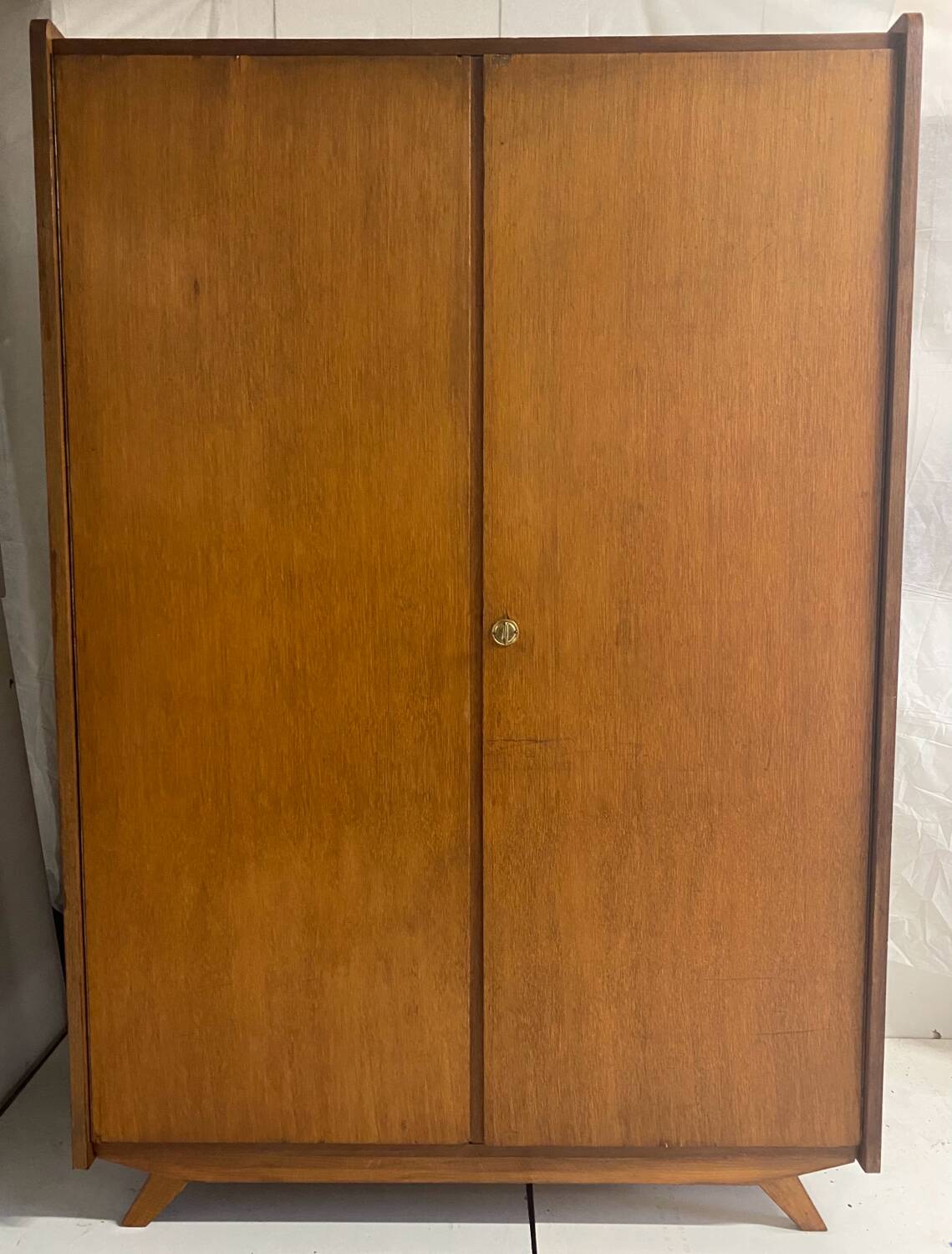 Vintage wardrobe with compass feet
