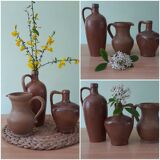 Set of sandstone jugs