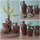 Set of sandstone jugs