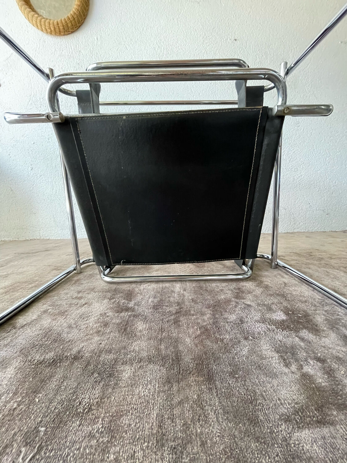 Wassily armchair by Marcel Breuer black