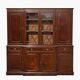 Victorian style mahogany secretary English library
