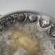 Openwork silver-plated metal fruit bowl or basket