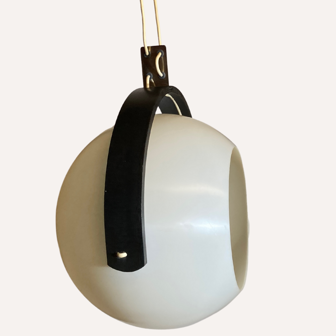 Space age ball sphere pendant by Temde Switzerland, 1970s