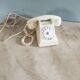 telephone from the 50s in beige bakelite