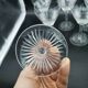 Series of 6 Saint Louis crystal water glasses coli model size 422