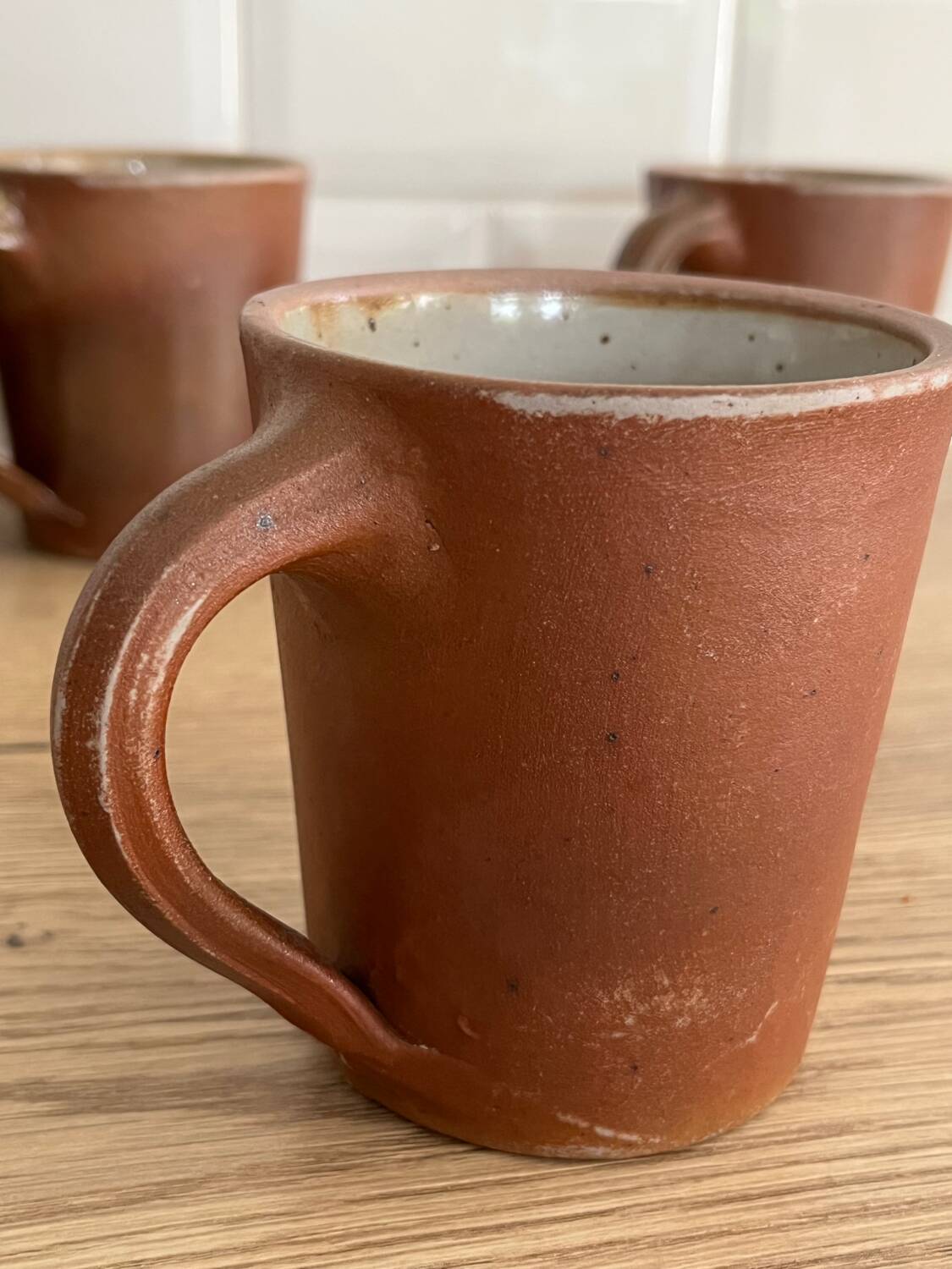 Lot de 4 tasses artisanale en céramique