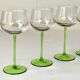 Verres à vin blanc soufflés vintage