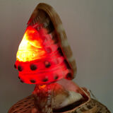 Vintage shell lamp from the 50s-60s
