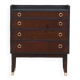 Walnut chest of drawers, Danish design, 1970s, made in Denmark