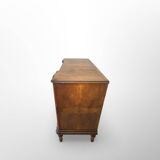 Italian art deco walnut chest of drawers, 1940s.
