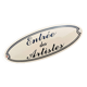 Plaque émaillée - Entrée des Artistes 👩‍🎨💋