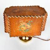 1930s Brass & Parchment Table Lamp
