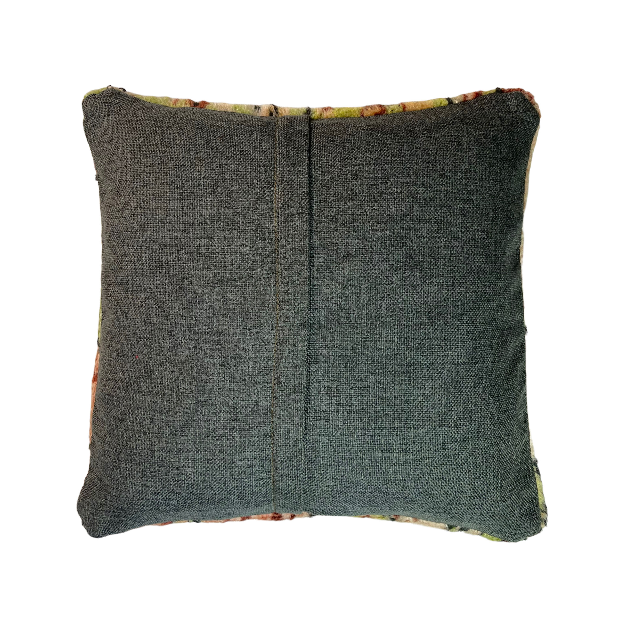 Vintage turkish hand knotted cushion cover , 45 x 45 cm
