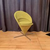 Chaise conique, modèle K1, conçue par Verner Panton, Plus-Linje, Danemark, années 1950