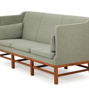 Vintage Wooden Danish Mid Century Three Seater Sofa, 1960s