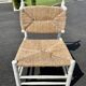 Vintage armchair 1950 wood mulched heater