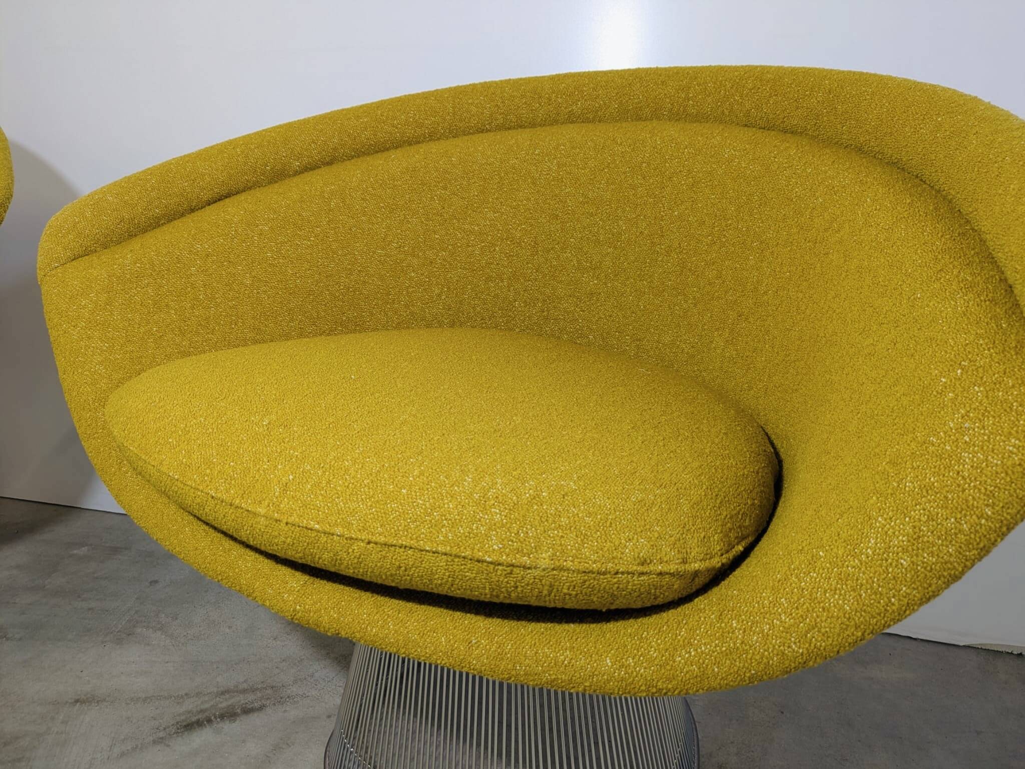 Platner Edition Knoll Pair of Authentic Signed Lounge Chairs