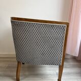 Art Deco Style Barrel Armchair