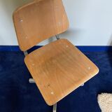 Chaise d’écolier enfant style industriel
