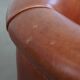Cowhide Leather Club Armchair in a Cognac Color