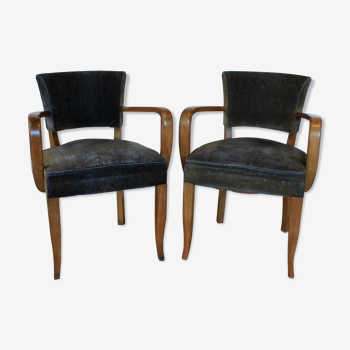 Pair of bridge chairs